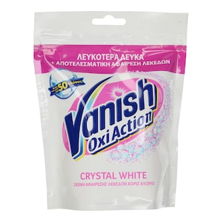 VANISH | VANISH ΣΚΟΝΗ WHITE 300GR Oxi Action Crystal White 300g