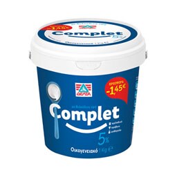 COMPLET | Γιαούρτι Αγελαδινό και Πρόβειο 5% Λιπαρά 1kg Έκπτωση 1.45Ε