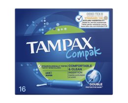 TAMPAX | Ταμπόν Compak Super 16 Τεμάχια