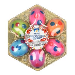 ΧΡΥΣΑ ΑΥΓΑ | Αυγά Βρασμένα & Βαμμένα Μαργαρίτα 6 Τεμάχια