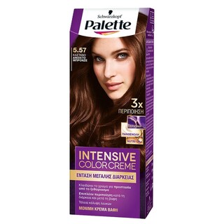 PALETTE | Βαφή Μαλλιών Intensive 5.57 Καστανό Ανοιχτό Μπρονζέ 1 Τεμάχιο