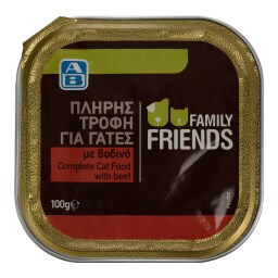 FAMILY FRIENDS | Γατοτροφή Alu Βοδινό 100 gr