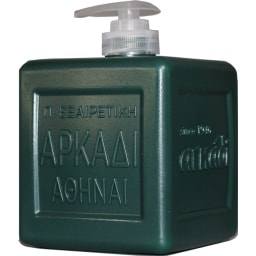 ΑΡΚΑΔΙ | Υγρό Πράσινο Σαπούνι Χεριών Αντιβακτηριδιακό Αντλία 500ml