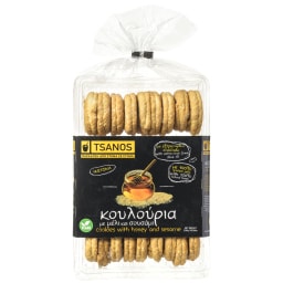 ΤΣΑΝΟΣ | TSANOS COOKIES WITH HONEY AND SESAME 300 GR