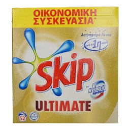 SKIP | ΣΚΟΝΗ ΠΛΥΝΤΗΡΙΟΥ ΡΟΥΧΩΝ ULTRA KLINEX 3.64 KG 52 ΜΕΖ