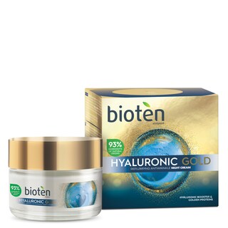 BIOTEN | Κρέμα Νύχτας Hyaluronic Gold 50 ml