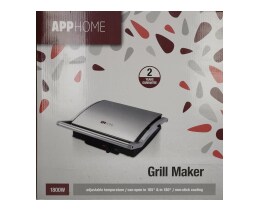 APP | Γκριλιέρα Τοστιέρα 1800w 1 Τεμάχιο