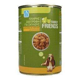 FAMILY FRIENDS | ΣΚΥΛΟΤΡΟΦΗ ΣΕ ΚΟΝΣΕΡΒΑ ΚΟΤΟΠΟΥΛΟ 400 GR