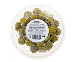 EXCELLENT TAPAS | Ελιές Πράσινες με Γραβιέρα Κρήτης Θυμάρι και Βασιλικό 150g