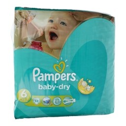 PAMPERS | BABY DRY | ΠΑΝΕΣ ΜΩΡΟΥ EXTRA LARGE 15+ KGR No 6 33 ΤΕΜ