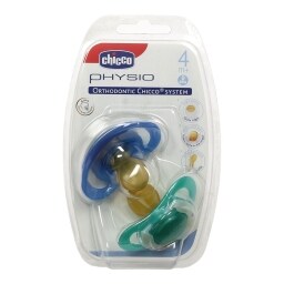 CHICCO | ΠΙΠΙΛΑ ΜΕ ΚΡΙΚΟ Κ PHYSIO ΜΠΛΕ 4 ΜΗΝΩΝ 2 ΤΕΜ