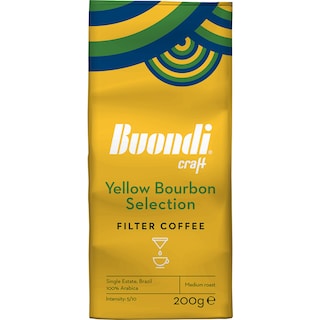 BUONDI | Καφές Φίλτρου Craft Yellow Bourbon Selection 200gr