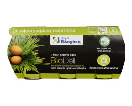 ΒΛΑΧΑΚΗΣ | ΑΥΓΑ ΒΙΟΛΟΓΙΚΑ BIODELI MEDIUM 53/63 GR 6 ΤΕΜ