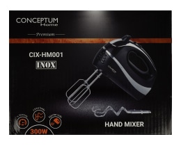 CONCEPTUM | Hand Mixer Inox HM001 300w 1 Piece
