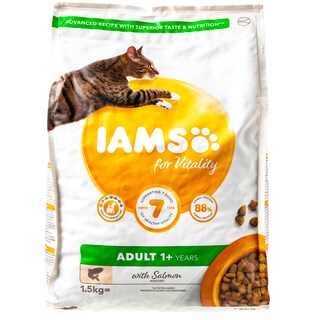 IAMS | Γατοτροφή με Σολωμό  1.5 kg