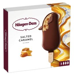 HAAGEN DAZS | Παγωτό Ξυλάκι Κρέμα Καραμέλα & Σοκολάτα 3x70g