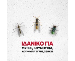 BAYGON | Εντομοκτόνο Spray Κουνούπια & Μύγες 400ml Έκπτωση 0.50E