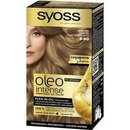 SYOSS | Βαφή Μαλλιών Νο8-60 Ξανθό Ανοιχτό Χρυσό 1 Τεμάχιο
