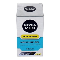 NIVEA | FOR MEN | GEL ΠΡΟΣΩΠΟΥ ΕΝΥΔΑΤΙΚΟ Q10 SKIN ENERGY 50 ML