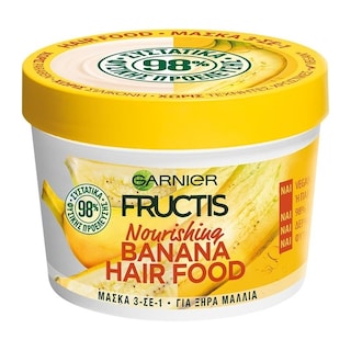 FRUCTIS | Μάσκα Μαλλιών Hair Food Banana Ξηρά Μαλλιά 390ml