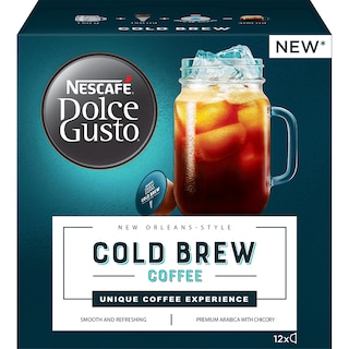 NESCAFE | DOLCE GUSTO | Κάψουλες Καφέ Dolce Gusto Cold Brew 12x9.7g
