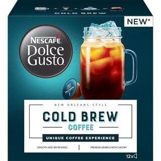 NESCAFE | DOLCE GUSTO | Κάψουλες Καφέ Dolce Gusto Cold Brew 12x9.7g