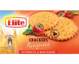 ELITE | Κράκερς Τομάτα & Βασιλικό 105g