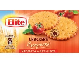 ELITE | ΚΡΑΚΕΡΣ ΜΕΣΟΓΕΙΑΚΑ ΜΕ ΝΤΟΜΑΤΑ ΚΑΙ ΒΑΣΙΛΙΚΟ 105 GR