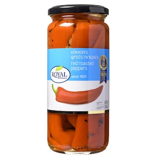 ROYAL | Pickled Peppers Roasted Red 350g