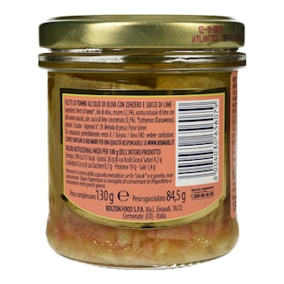 RIO MARE | Τόνος Φιλέτο Ελαιόλαδο Λάιμ & Τζίντζερ 130g