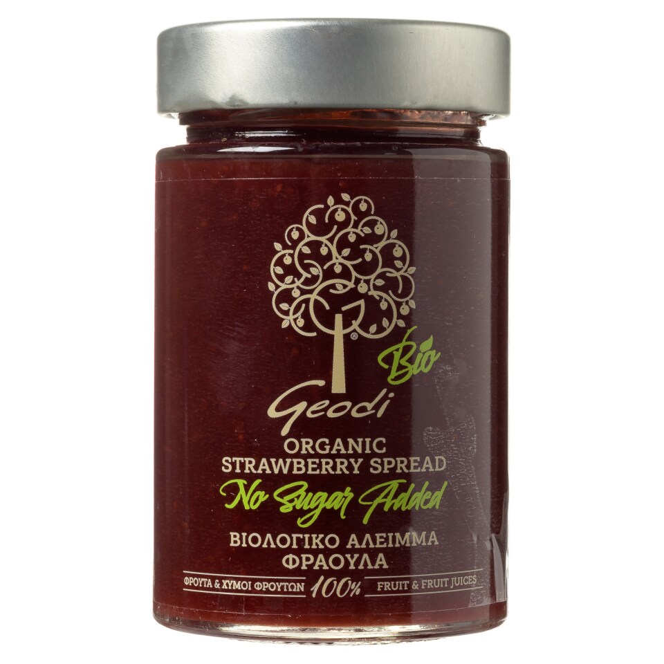 ΓΕΩΔΗ Μαρμελάδα Bio Φράουλα Χωρίς Ζάχαρη 225g