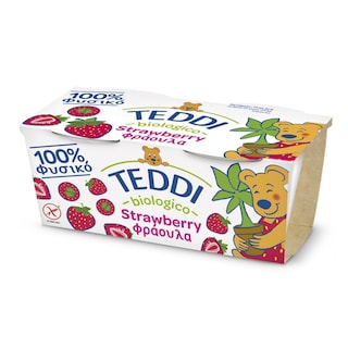 TEDDI BIO | Children's Yogurt Strawberry 2x115g