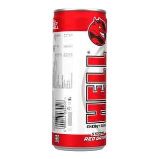 HELL | Ενεργειακό Ποτό Strong Red Grape Κουτί 250ml