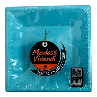 - | ΠΙΑΤΑ ΠΛΑΣΤΙΚΑ ΤΕΤΡΑΓΩΝΑ ΤΥΡΚΟΥΑΖ 18 CM 1 TEM