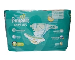 PAMPERS | BABY DRY | ΠΑΝΕΣ ΜΩΡΟΥ MIDI PLUS No 3+ 44 ΤΕΜ