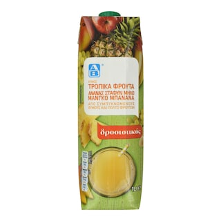 ΑΒ | ΦΥΣΙΚΟΣ ΧΥΜΟΣ ΤΡΟΠΙΚΑ ΦΡΟΥΤΑ 1 LT