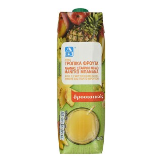 ΑΒ | ΦΥΣΙΚΟΣ ΧΥΜΟΣ ΤΡΟΠΙΚΑ ΦΡΟΥΤΑ 1 LT