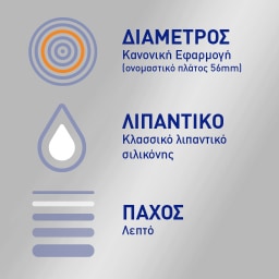 DUREX | Προφυλακτικά Invisible Κανονική Εφαρμογή 12 Τεμάχια