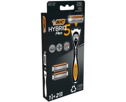 BIC | Σετ Ξυρίσματος Hybrid 5 Flex Λαβή + 2 Ανταλλακτικά 1 Τεμάχιο