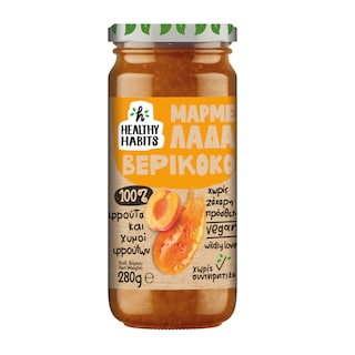 HEALTHY HABITS | Μαρμελάδα Βερίκοκο Vegan 280g