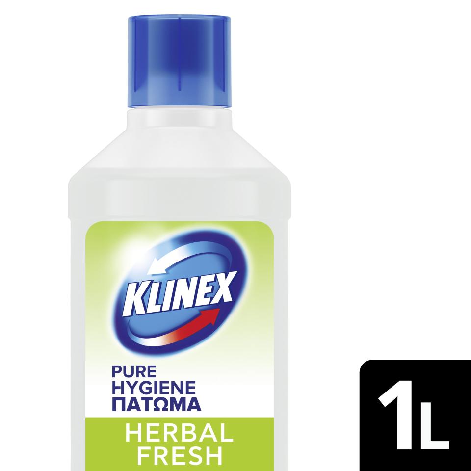 KLINEX Καθαριστικό Πατώματος Pure Hygiene Herbal Fresh 1lt