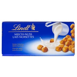 LINDT | Σοκολάτα Γάλακτος Ελβετική Φουντούκι 100gr