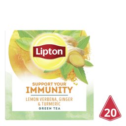 LIPTON | Πράσινο Τσάϊ Ginger Λουίζα Βιταμίνη C  20 X 1.6 gr