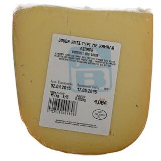 - | GOUDA ΟΛΑΝΔΙΑΣ ΜΕ ΧΑΜΗΛΑ ΛΙΠΑΡΑ 400 GR ΠΕΡΙΠΟΥ