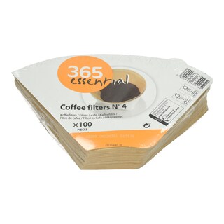 365 | Φίλτρα Καφέ Νο4 100 Τεμάχια
