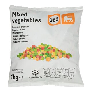 365 | Ανάμικτα Λαχανικά Κατεψυγμένα 1kg