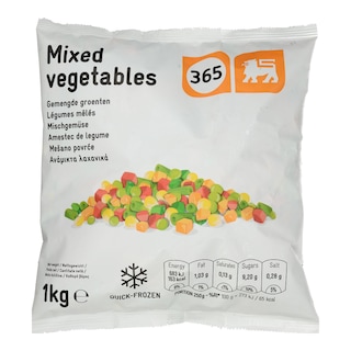 365 | Ανάμικτα Λαχανικά Κατεψυγμένα 1kg