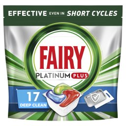 FAIRY | Κάψουλες Πλυντηρίου Πιάτων Platinum Plus Deep Clean 17 Τεμάχια