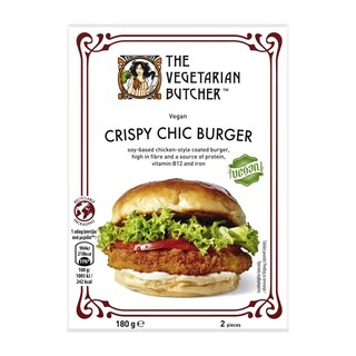 THE VEGETARIAN BUTCHER | Φυτικό Burger Σόγιας Crispy Chic Vegan 180g
