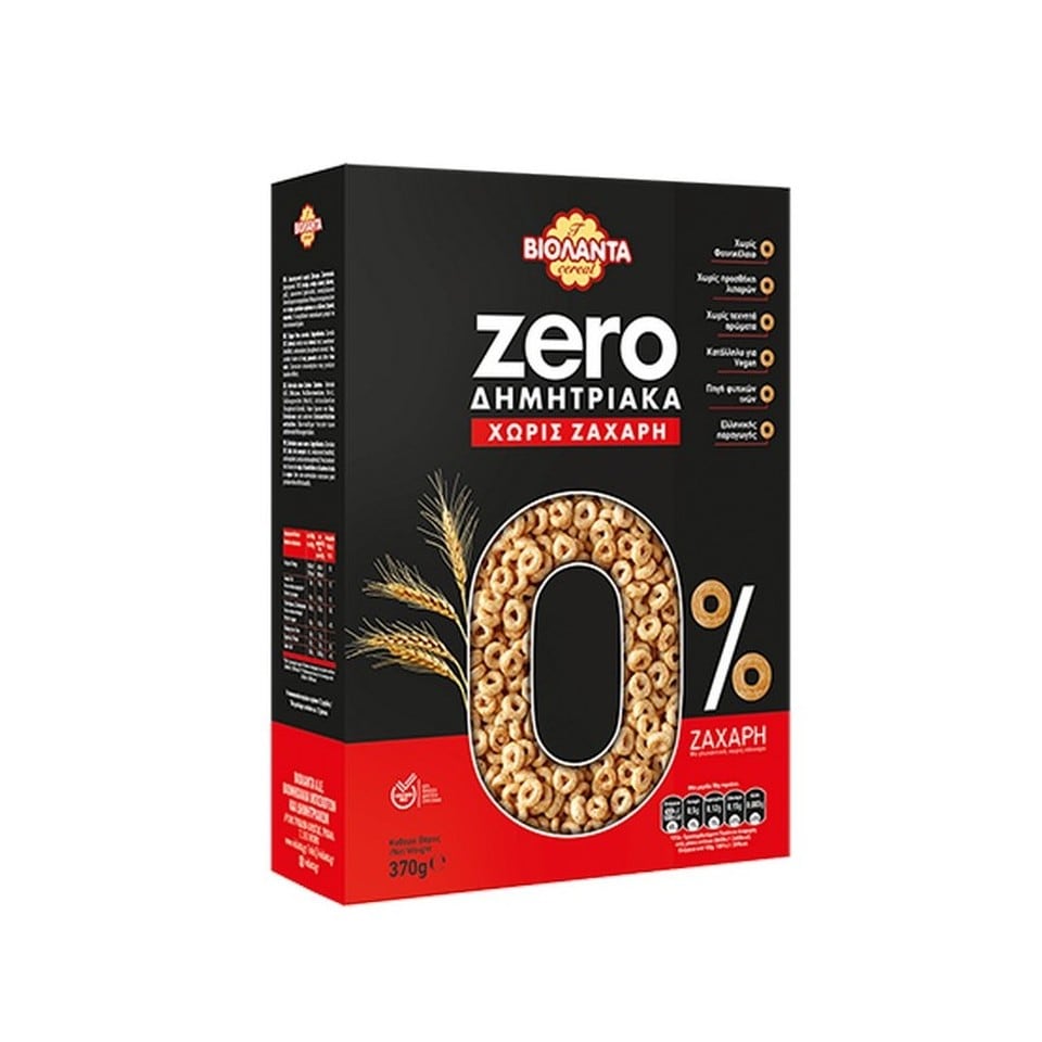 ΒΙΟΛΑΝΤΑ Δημητριακά Zero 0% Ζάχαρη 370g